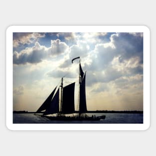 Schooner, New York Sticker